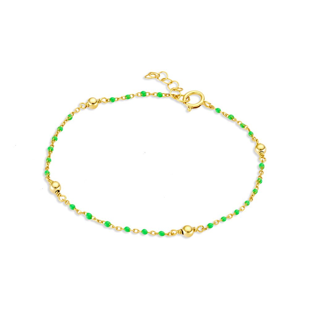 The Lime Bracelet - Gold