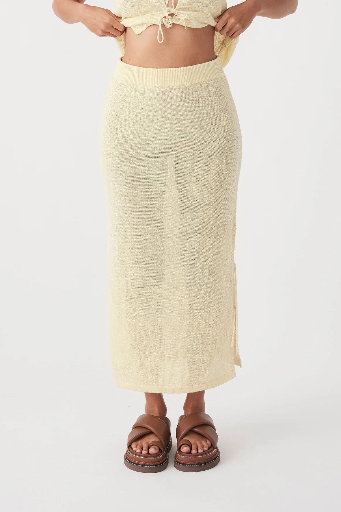 Pearla Skirt - Butter
