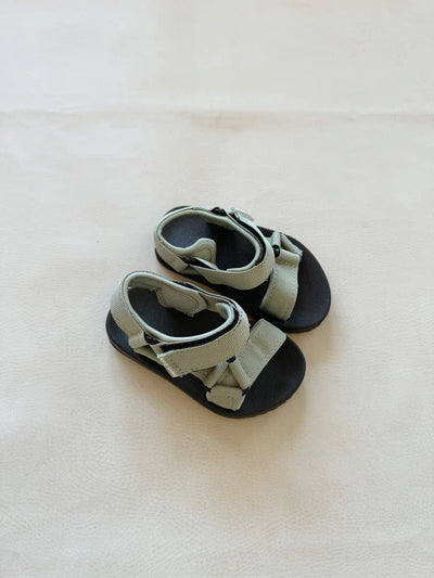 Olympia Velcro Sandals - Sage