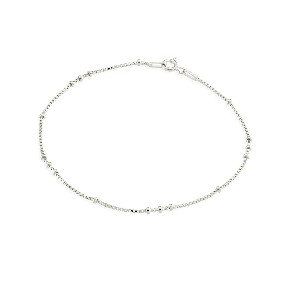 Fine Venetian Chain Bracelet - Silver