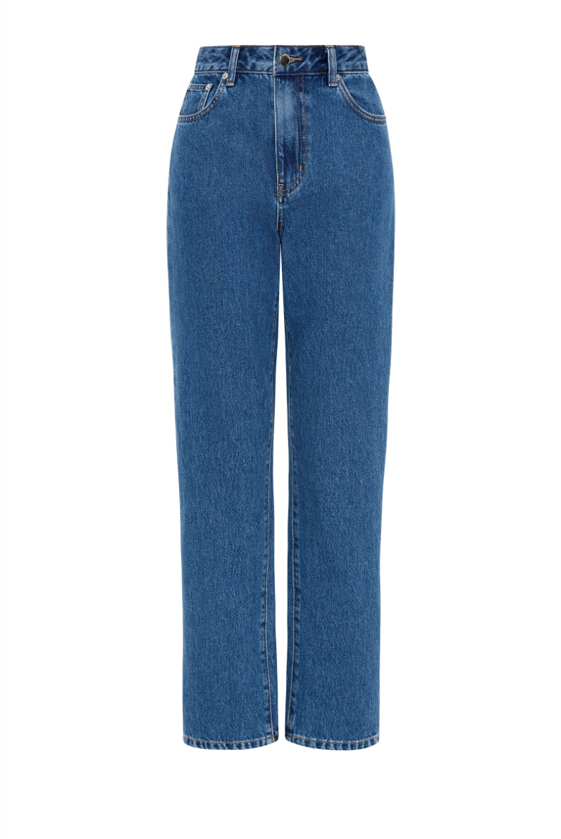 Organic Straight Leg Jean - Vintage Blue