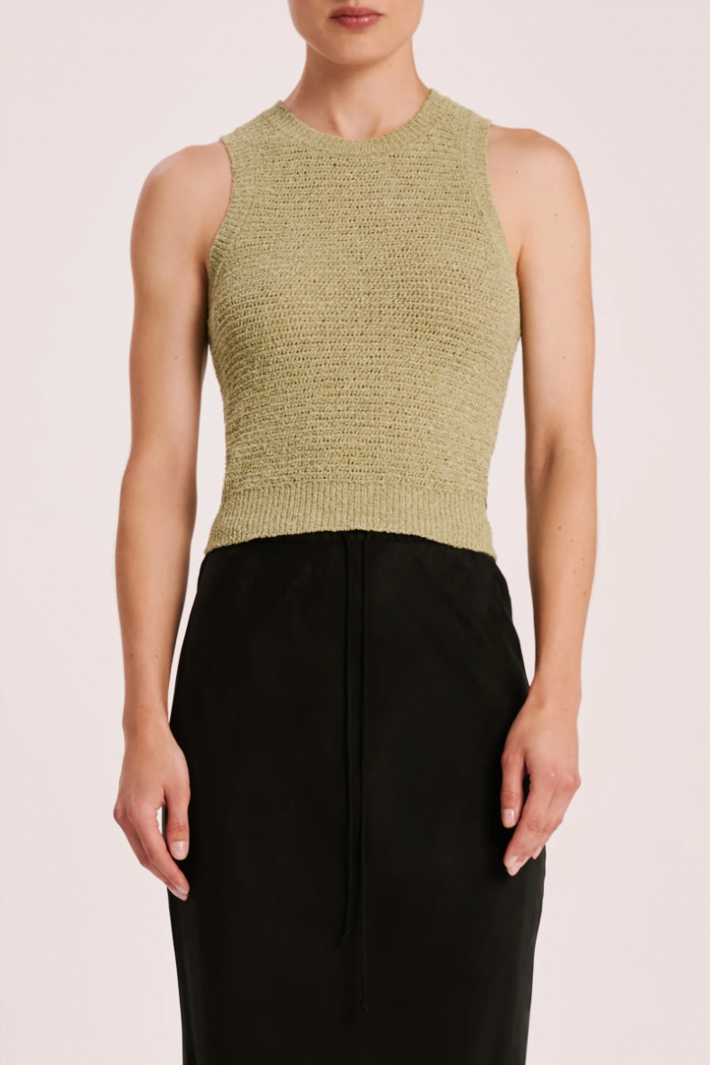 Ember Knit Top - Lime