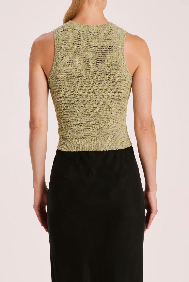 Ember Knit Top - Lime