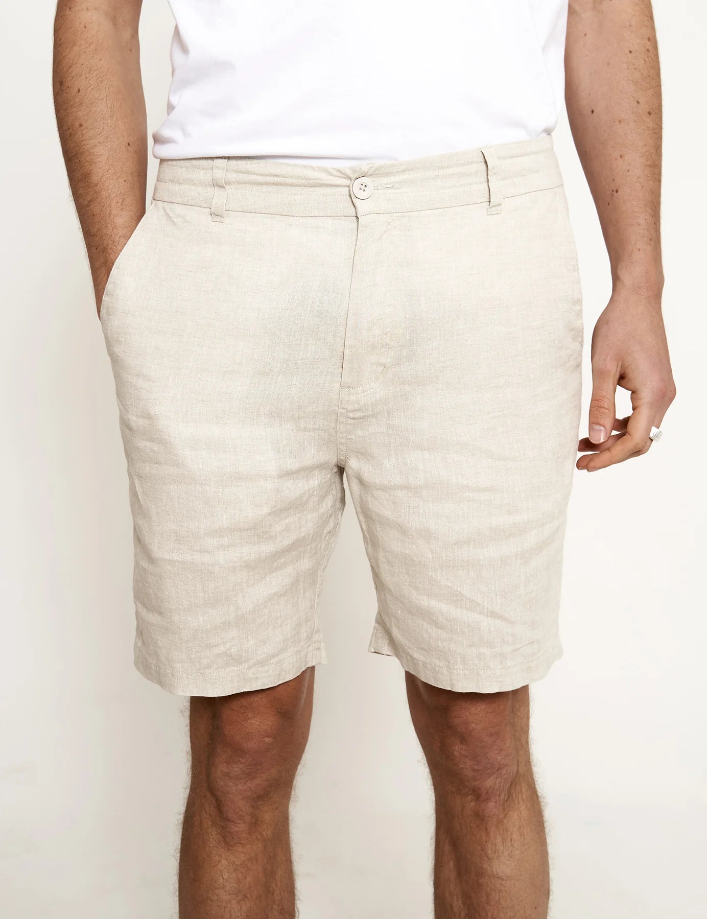Tanner 2.0 Linen Shorts - Natural