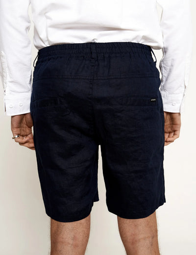Tanner 2.0 Linen Shorts - Navy