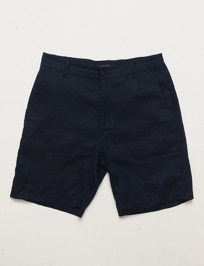 Tanner 2.0 Linen Shorts - Navy