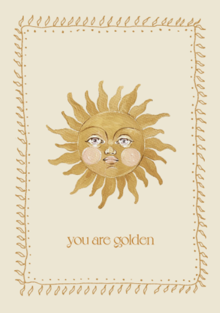 Print A4 - You Are Golden