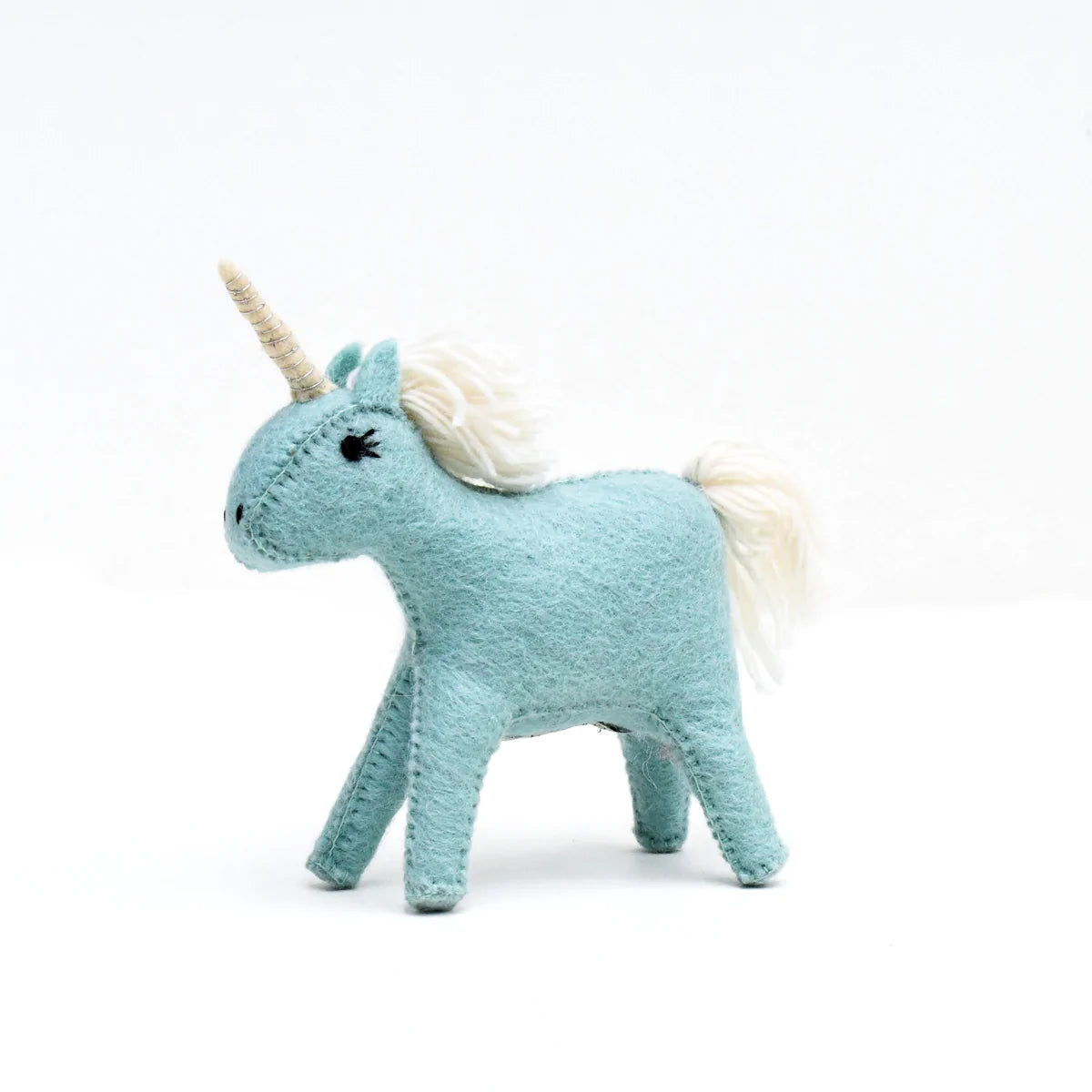 Felt Unicorn Toy - Blue